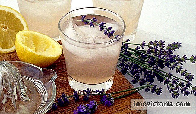 Eine Limonade Lavendel gegen Kopfschmerzen zu kämpfen