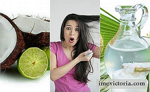 Kontrollera håravfall på grund av behandling med kokos vatten och citron