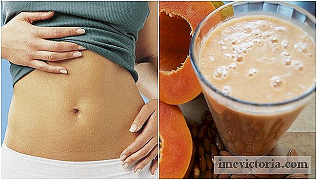 Forbedre fordøyelsen og lindre betennelser med milkshake med papaya og mandelmelk