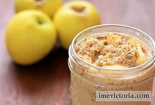 Os benefícios da quinoa, maçã e canela no café da manhã