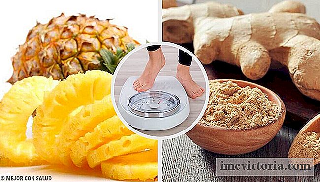 Ein Smoothie mit Ananas und Ingwer für Gewichtsverlust