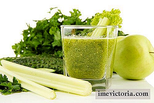 Sellerijuice och grönt äpple för att avgifta dina njurar