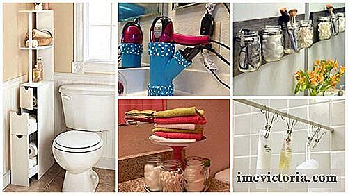 19 Tips for å spare plass på badet ditt