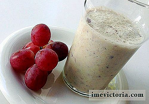 Delicious smoothie dům s rozinkami a oves pro srdce