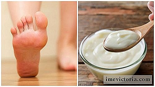 Behandler yoghurt huset og eddik for å fjerne foten calluses