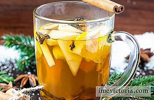 Medisinsk te laget av eple, anis, kanel og nellik