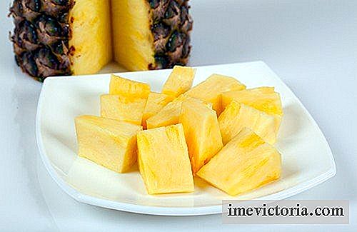 Fire lavt kalorieindhold med ananas