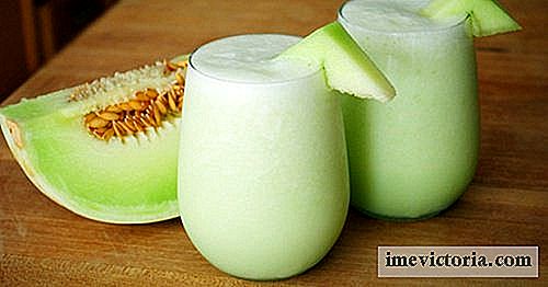 The smoothie med melon, spinat og druer til muskeltretthet
