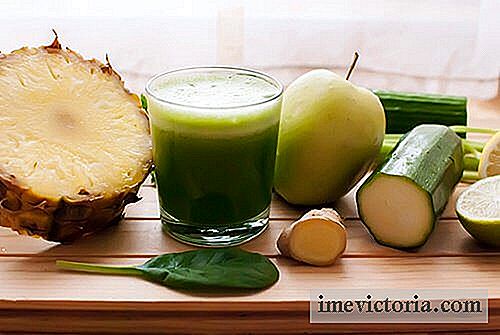 Získat tenčí břicho tím, že pije tuto šťávu s ananas, okurky, celer, zázvor a citron